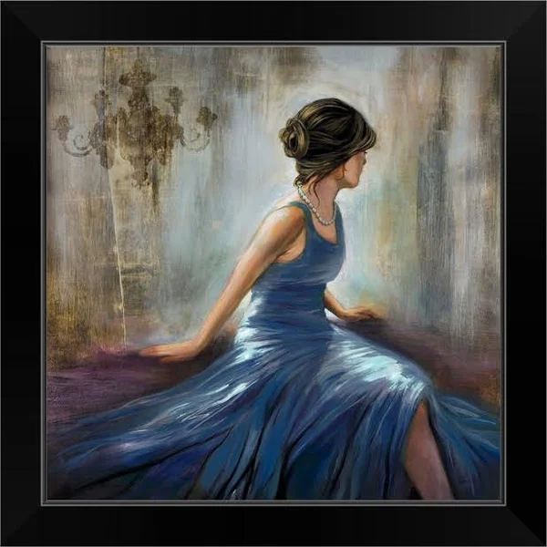 City Dreams VI, Black Framed Wall Art, 16x16, Great Big Canvas
