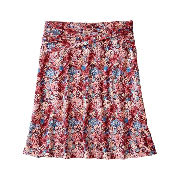 Patagonia Women's Seabrook Skirt - FURNAI Floral - Petra Pink, S