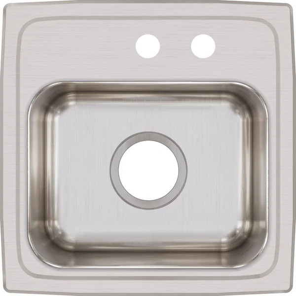 Elkay BLR1516MR2 Lustertone 15x22 Top Mount Single Bowl Bar Sink