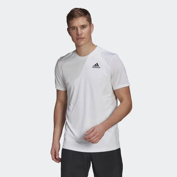 Adidas Club 3 Stripes Tee - Men's Tennis