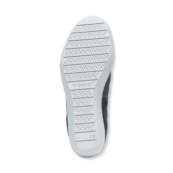Vionic Jacey Women's Slip-On Wedge Shoe Navy - 5 Medium