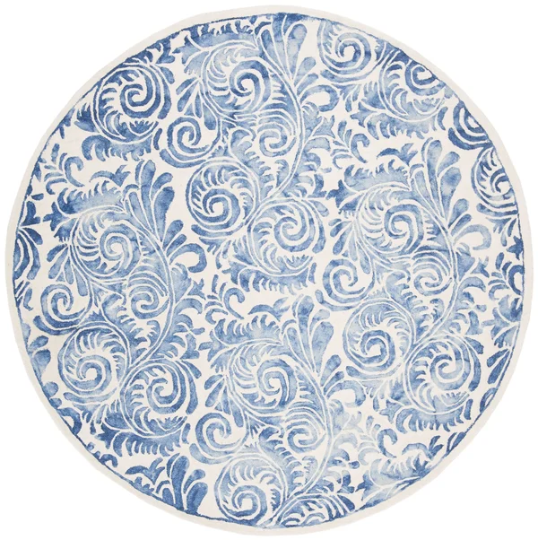 Safavieh Dip Dye DDY212M 4&0x22 x 6&0x22 Blue, Ivory Area Rug