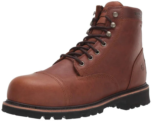 Wolverine 6x22 Journeyman Composite Toe Waterproof Boots, Men's Brown