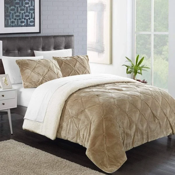 Chic Home Josepha 7 Piece Queen Bed in A Bag Comforter Set - Brown