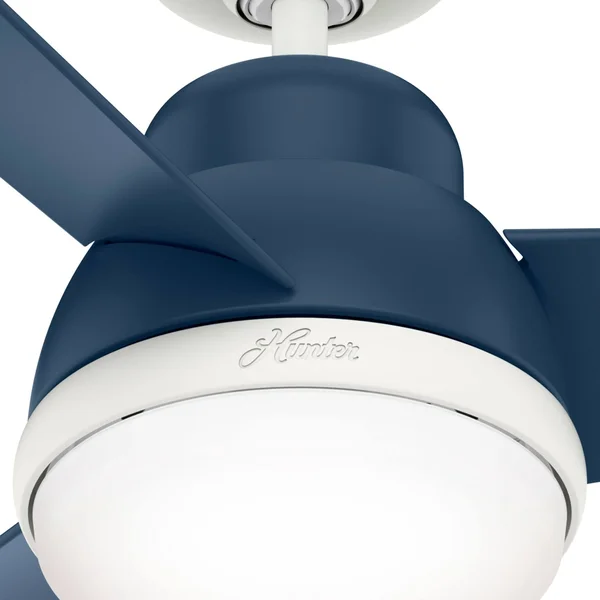 Hunter Fans 51328 Valda with LED Light 36 inch Ceiling Fan in Dove Grey