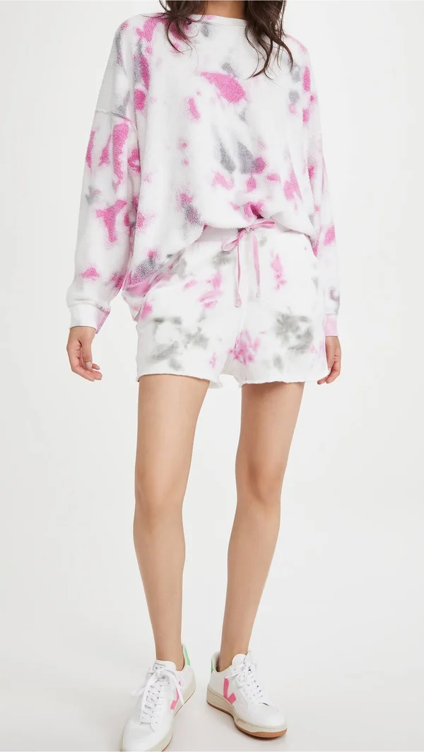 Free People Sweaters, Free People Kelly Washed Tie Dye Sweatshirt Set, Color: Pink, Size: M, Studiostyles20&s Closet