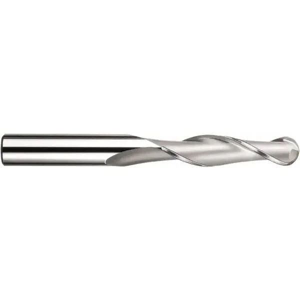 SGS 31896 3lb 2 Flute Ball End General Purpose End Mill - Aluminum Titanium Nitride Coating, 1/2x22 Cutting Diameter, 2x22 Cuttin