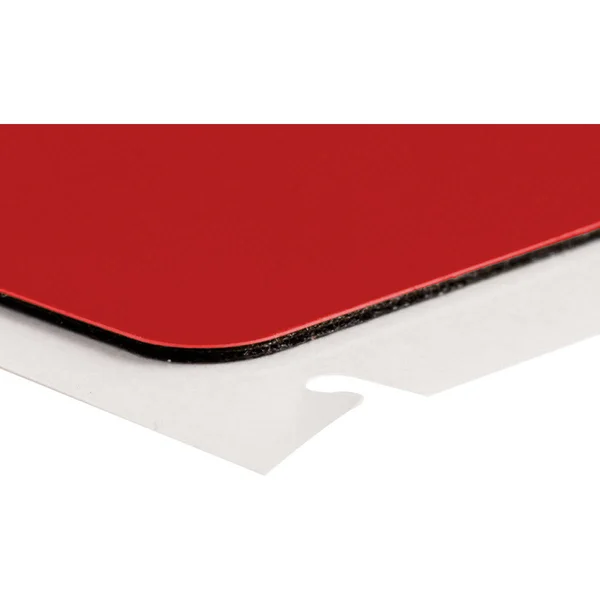 Brady - B30EP-169-593-RD, Red Raised Panel Polyester Label