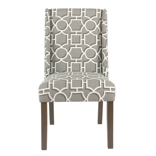 (Set of 2) Dinah Modern Dining Chair Gray - HomePop