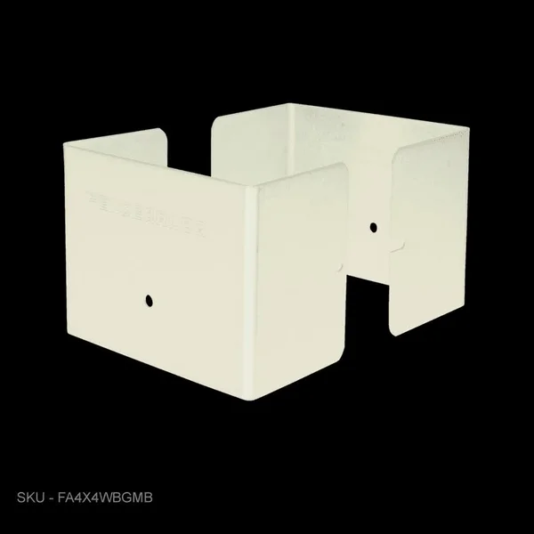 Full Protection Post Protectors & Mailbox Post Protectors - 3” Tall, 3.50 ̋ x 3.50 ̋, Almond, 3.00 ̋