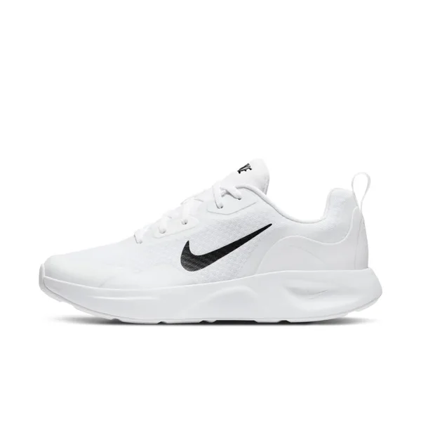Nike Wearallday White/Black Women's Shoes, Size: 5