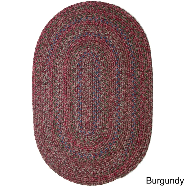 Rhody Rug Sophia Indoor/Outdoor Braided Rug - Sand 10& x 13& Oval