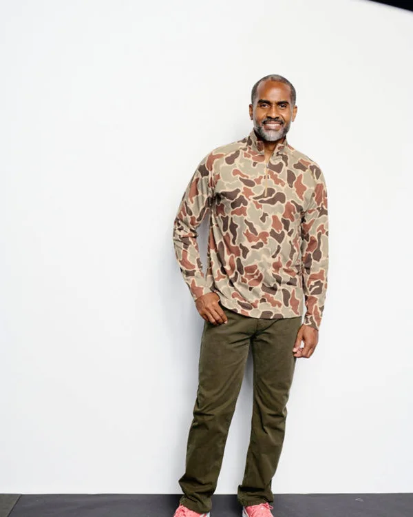 Drirelease Camo 1/4 Zip L