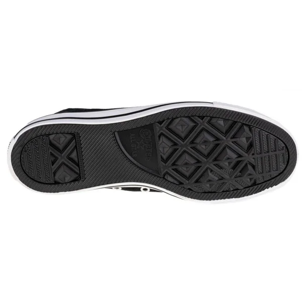 Converse Boys All Star Hi Oversized Shoes Black/White/Black Size 6.5