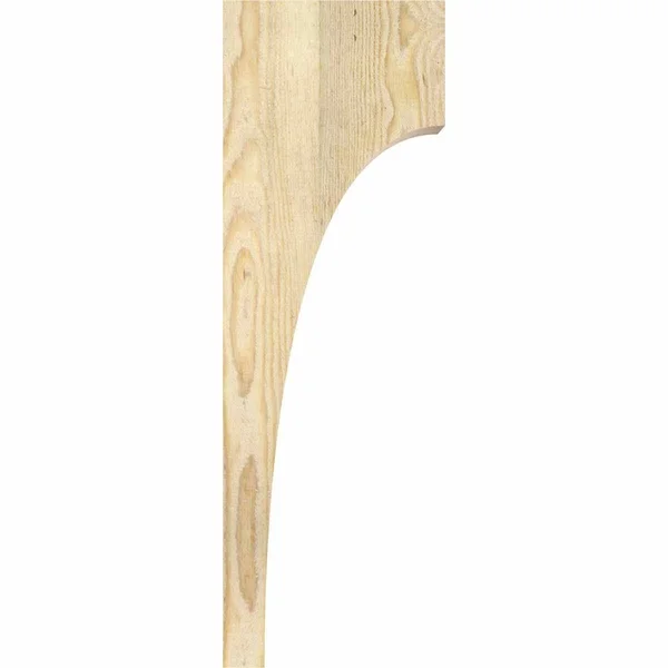 6x22W x 12x22D x 28x22H Huntington Rough Sawn Corbel, Douglas Fir