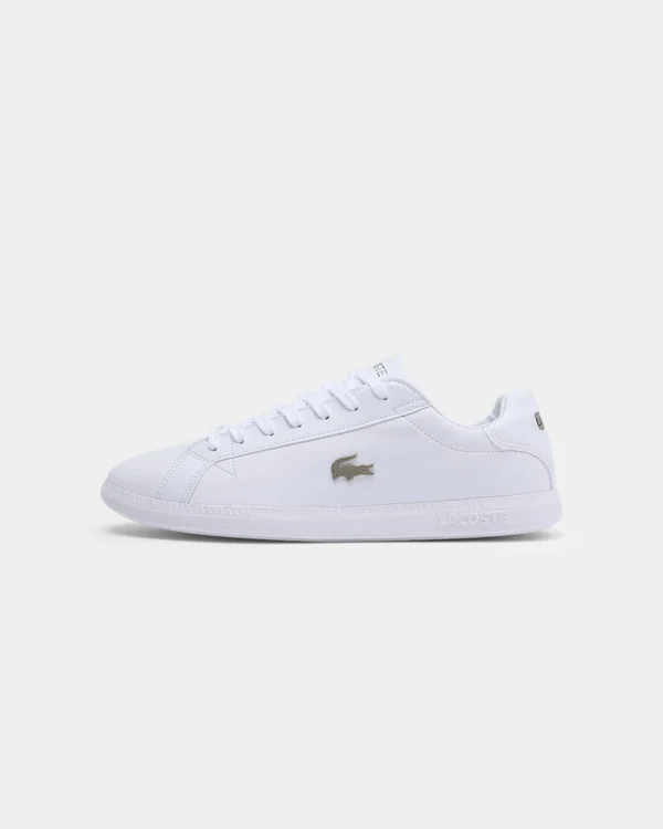 Lacoste Graduate Sneakers White with Gold Croc