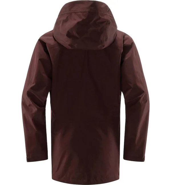 Haglofs Rubus GTX Jacket Women Maroon Red M Jacket Ladies - Women