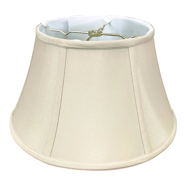 Royal Designs Shallow Drum Bell Bouillotte Lamp Shade, Beige, 9.5x15x8 - Single