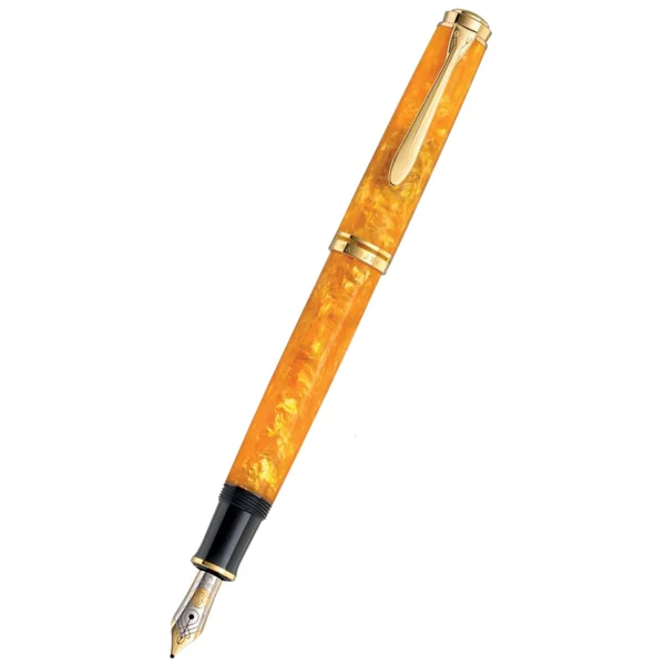 Pelikan Souveran M600 Fountain Pen Vibrant Orange Special Edition Fine