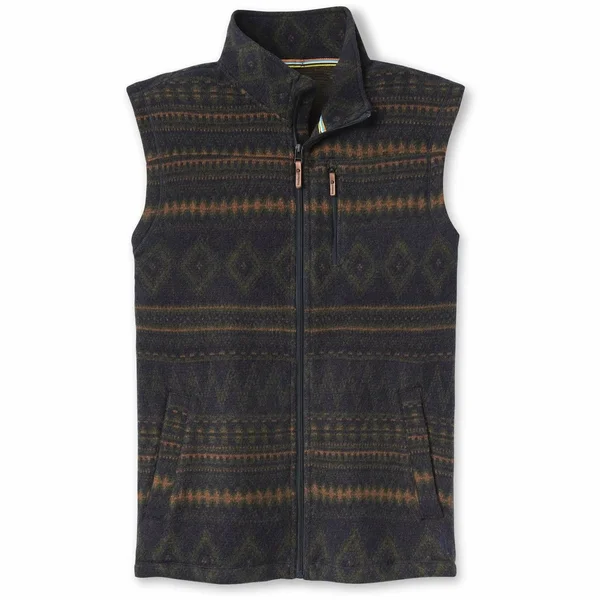 Smartwool Hudson Trail Fleece Vest - Men's - Deep Navy Fairisle - XL