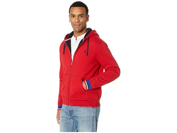 Polo Ralph Lauren Men's Fleece Hoodie Ralph Red