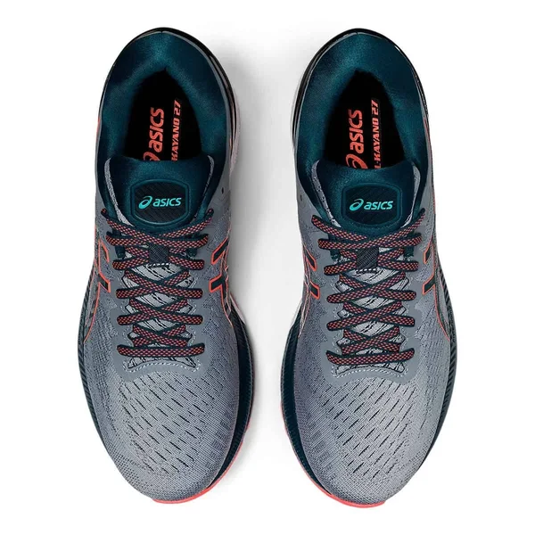 Asics Men's Gel-Kayano (Wide) 27 Sheet Rock-Magnetic Blue, 11.5