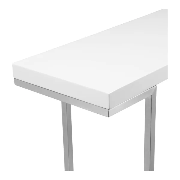 Moe&s Home Collection Repetir Console Table White Lacquer