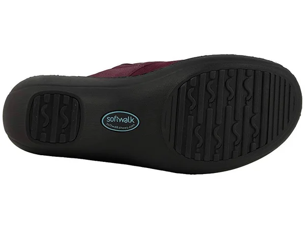 Softwalk Women's Murietta - Size: 6.5, Burgundy Nubuck