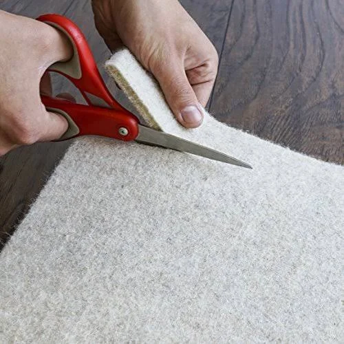 Rug Pad USA - 1/4x22 Thickness, 7& Round, Eco Plush Felt Rug Pads- Preserve Rug, P