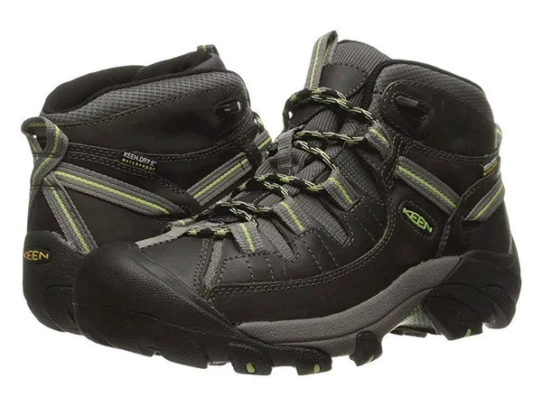 Keen Women's Waterproof Hiking Boots Targhee II Mid - 5, Raven/Opaline