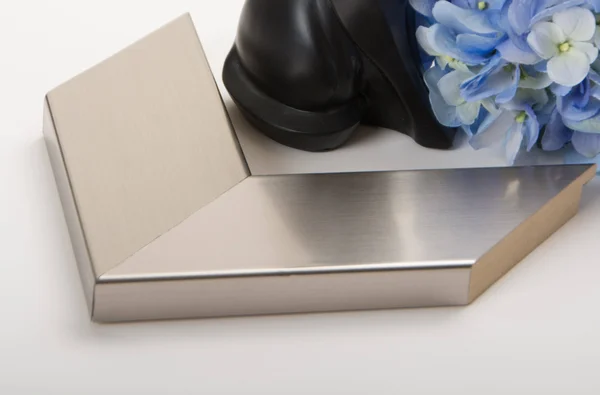 BrandtWorks Modern Silver Wall Mirror (36x22 x 32x22)