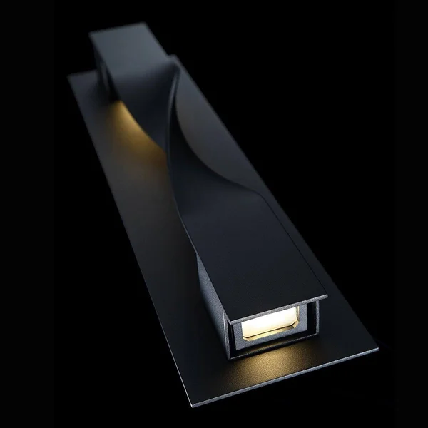 Modern Forms Twist LED Outdoor Wall Light - WS-W5620-BK