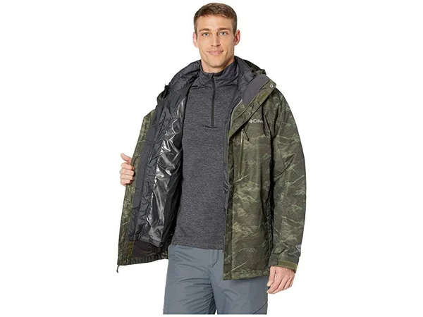 Columbia Whirlibird III interchange Jacket Men's Coat Peatmoss : SM
