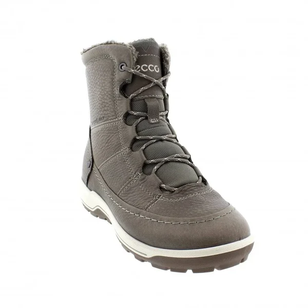 Ecco Trace Lite Grey Nubuck Womens Snow Boots 38 EU