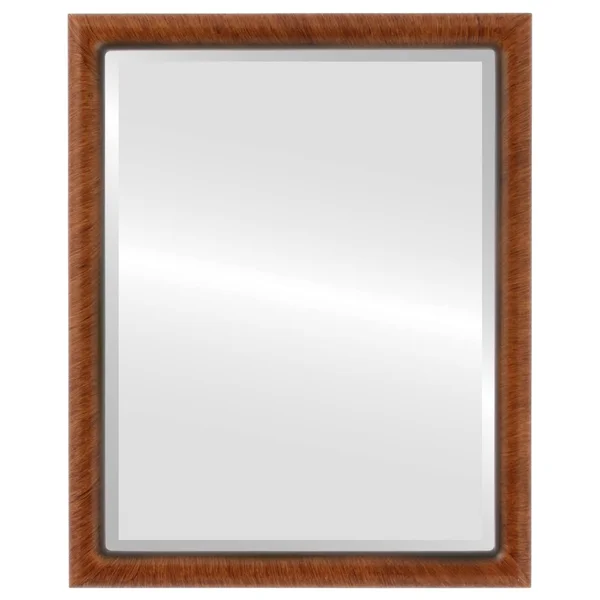 Pasadena Framed Rectangle Mirror - Vintage Walnut