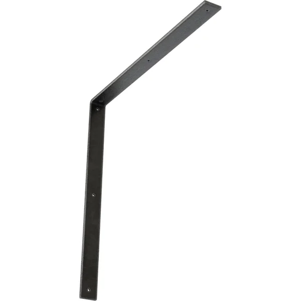 Ekena Millwork BKTM02X24X24HAAPW 2x22W x 24x22D x 24x22H Hamilton Steel BRACKET - Antiqued Pewter