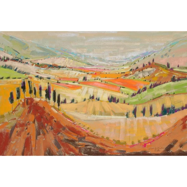 Tuscany XI Painting Print on Wrapped Canvas - Size: 30 inch x 45 inch