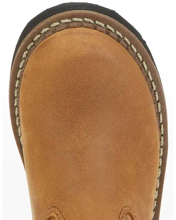 Georgia Boot Kids& Wellington Work Boots - Brown