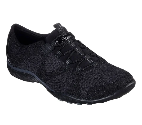 Skechers Breathe-Easy - Opportuknity (Black) Women's Shoes
