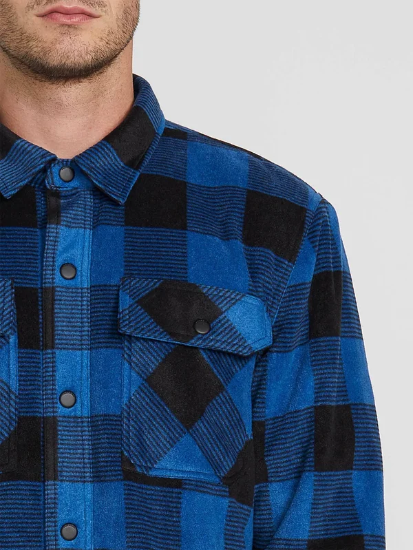 Volcom Bower Polar Zip Men's- Bison