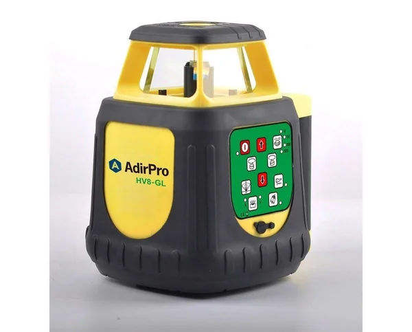 AdirPro HV8GL Rechargeable Batteries Green Beam Self Leveling Rotary Laser Level