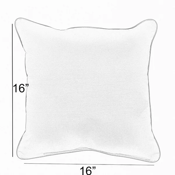 Indoor/Outdoor Develin Hightown Amazon Single Corded Square Pillow - 18x22 x 18x22