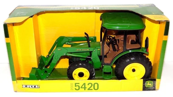 John Deere 15357N Tractor with Cab Loader (ORGL5401) - Green