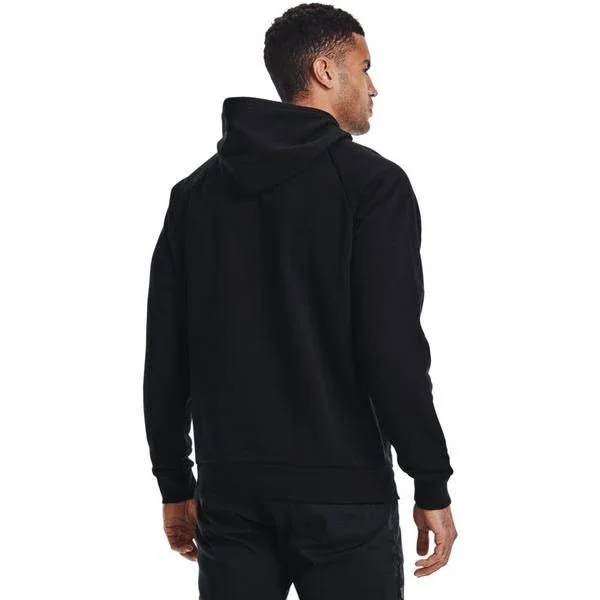Under Armour Men's Rival Fleece Camo Logo Hoodie - Black, SM