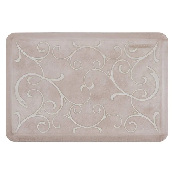 WellnessMats Estates Collection 3& x 2& Anti-Fatigue Mat Bella - Sand Dollar