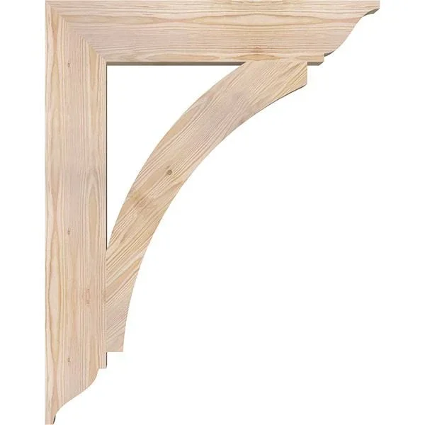 5 1/2x22W x 30x22D x 38x22H Thorton Traditional Smooth BRACKET - Douglas Fir