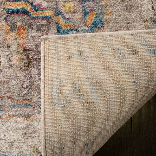 Safavieh 4& x 6& Bristol BTL340A Dark Grey - Blue Rug