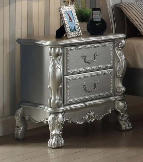 Acme Dresden Nightstand Silver