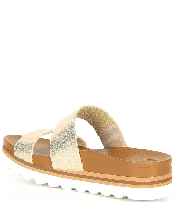 Reef Women's Cushion Vista Hi Sandal - Champagne - 9