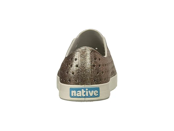 Native Shoes Women's Jefferson Bling - Metal Bling, Shell White - 9
